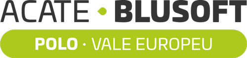 Selo Blusoft para consultoria de tecnologia industrial em Blumenau
